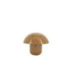 Lámpara Toad de seta con tulipa ámbar y base cilíndrica