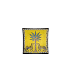 Tapa decorativa de caja con motivo de leones y flor, Ortigia Zagara