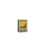 Caja de Eau de Parfum Zagara de Ortigia con leopardo y fondo amarillo.