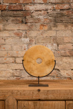 DISCO PIEDRA AMARILLO 25CM