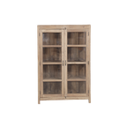 VITRINA MADERA/CRISTAL 121X45X183H 42