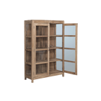 VITRINA MADERA/CRISTAL 121X45X183H 42