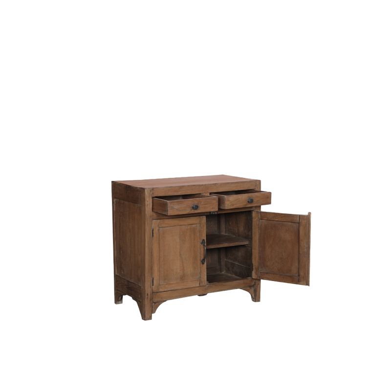 BUFET MADERA 2 PUERTAS/2 CAJONES 70X35X66H 61