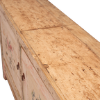 BUFET CHINO CREMA DECORADO 2 PUERTAS 162X40X85H
