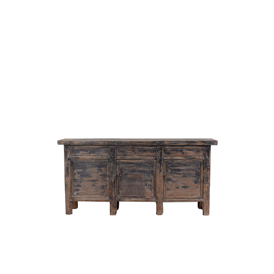 BUFET CHINO 3 CAJONES/3 PUERTAS 205X48X99H