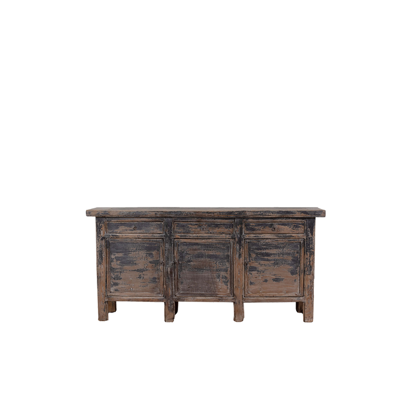 BUFET CHINO 3 CAJONES/3 PUERTAS 205X48X99H