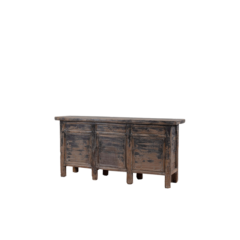 BUFET CHINO 3 CAJONES/3 PUERTAS 205X48X99H