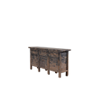 BUFET CHINO 3 CAJONES/3 PUERTAS 205X48X99H