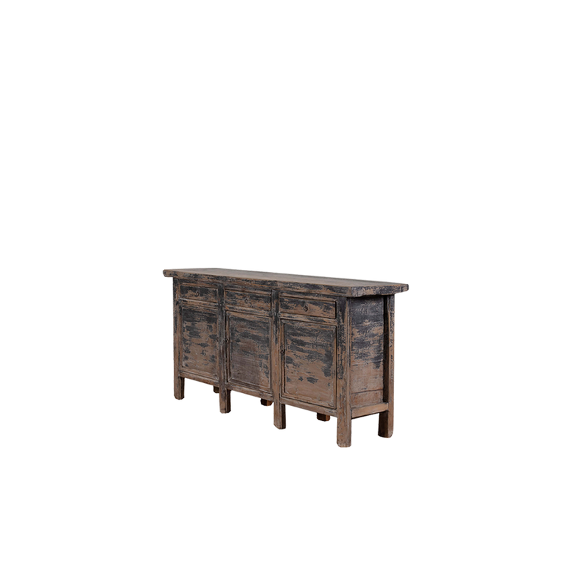 BUFET CHINO 3 CAJONES/3 PUERTAS 205X48X99H