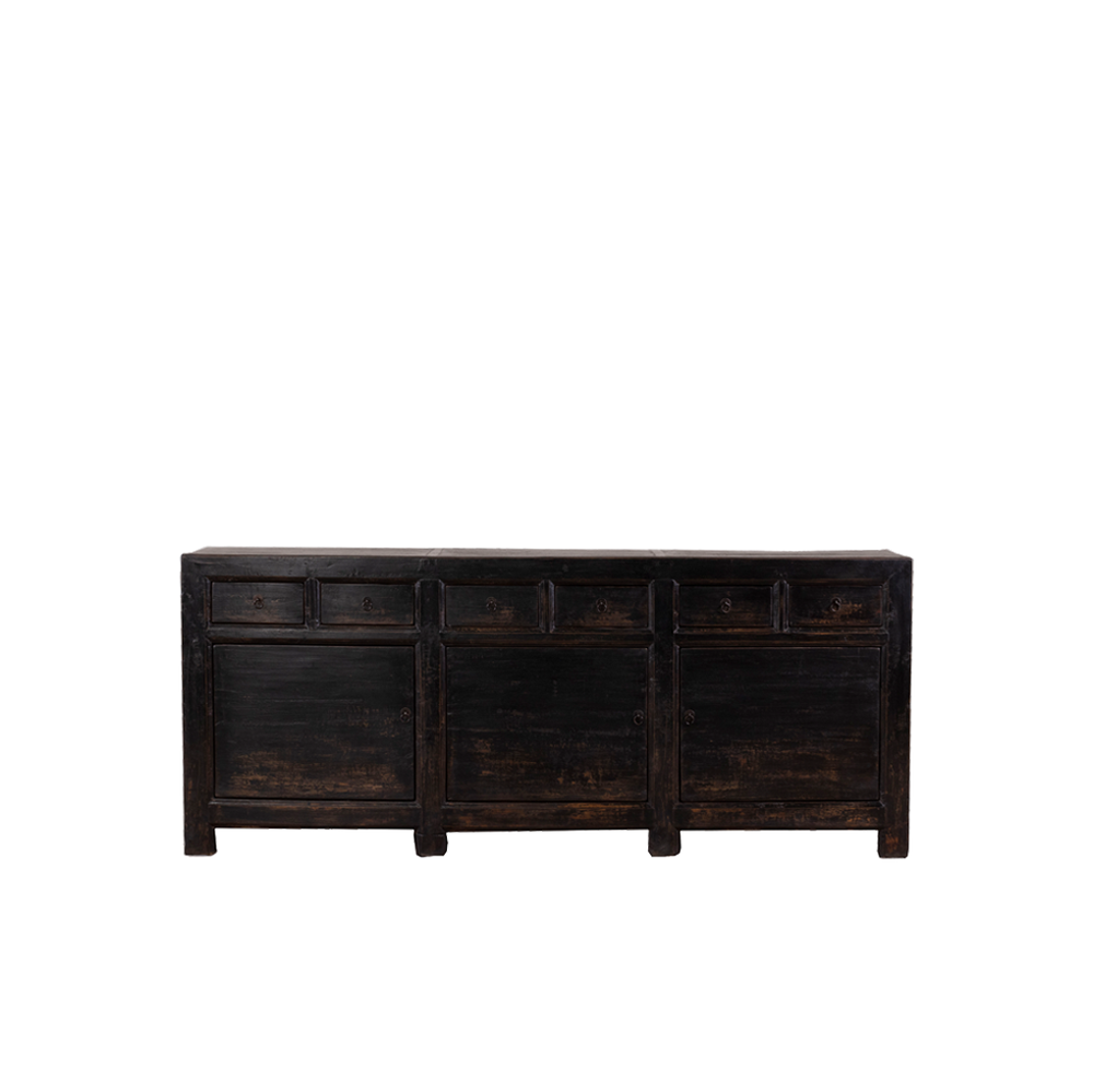 BUFET CHINO 6 CAJONES/3 PUERTAS 217X48X90H