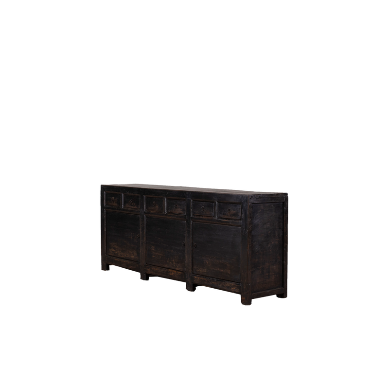 BUFET CHINO 6 CAJONES/3 PUERTAS 217X48X90H