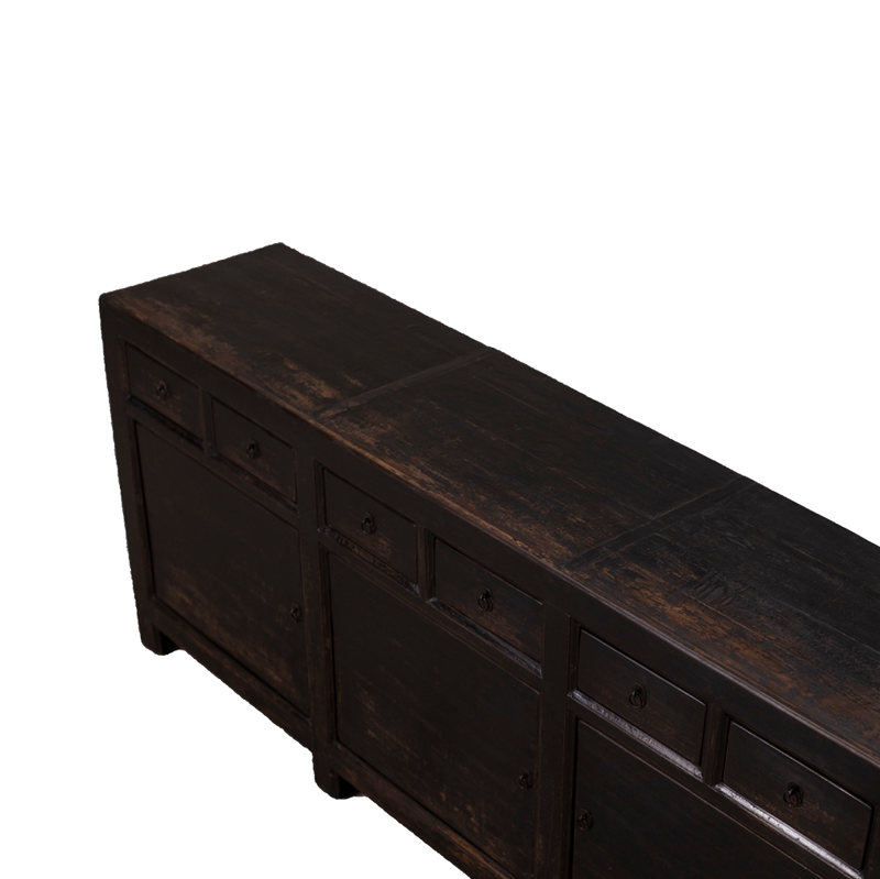 BUFET CHINO 6 CAJONES/3 PUERTAS 217X48X90H