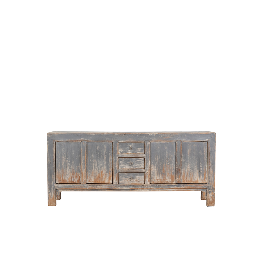 BUFET CHINO 3 CAJONES/4 PUERTAS 192X45X85H