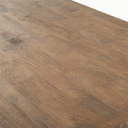 Tablero de mesa de madera natural Edward, textura y vetas de la madera en primer plano