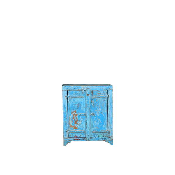 BUFET MADERA AZUL 51X26X61H 56