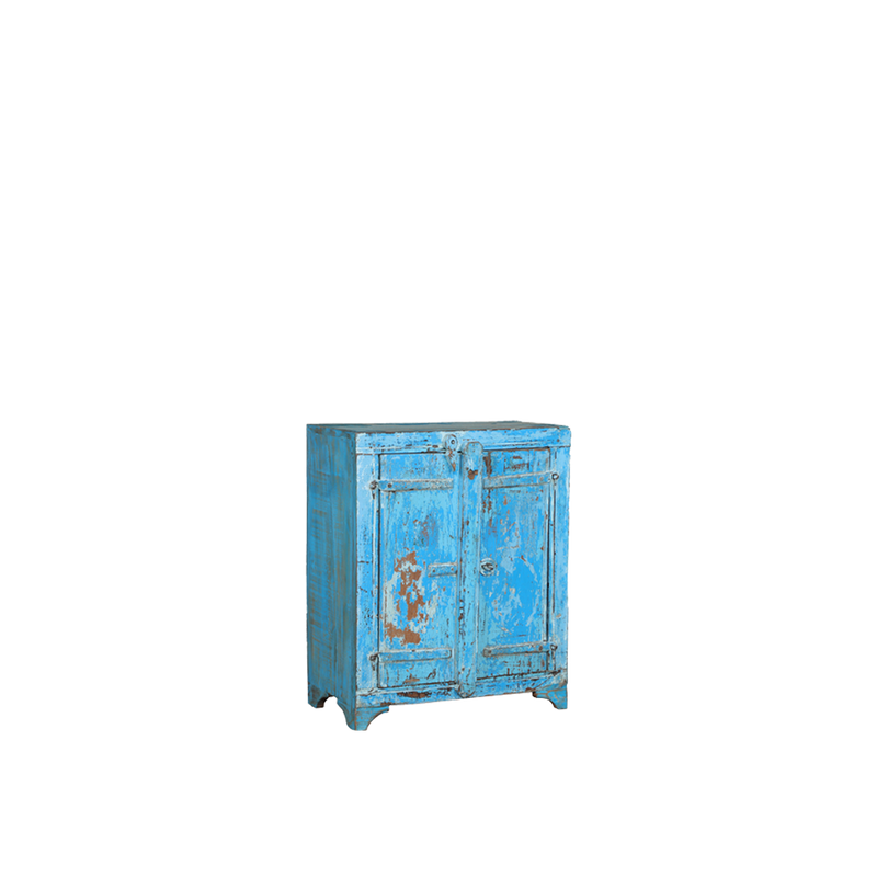 BUFET MADERA AZUL 51X26X61H 56