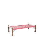 CAMA INDIA ROJA/CRUDA 184X90X52H 80