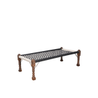 CAMA INDIA NEGRA/CRUDA 183X80X57H 85