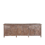 BUFET MADERA 6 PUERTAS/6 CAJONES 244X55X84H 60