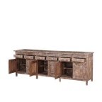 BUFET MADERA 6 PUERTAS/6 CAJONES 244X55X84H 60