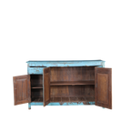 BUFET MADERA TURQUESA 174X55X106H 61