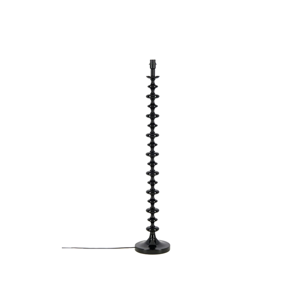 LAMPARA PIE FREIXO BLACK+PANTALLA 90490
