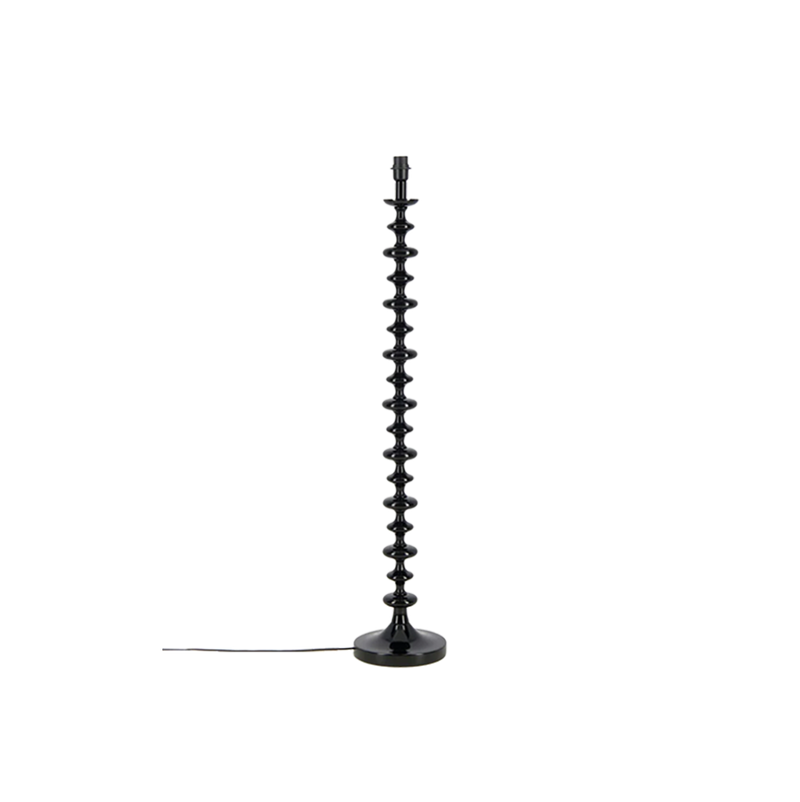LAMPARA PIE FREIXO BLACK+PANTALLA 90490