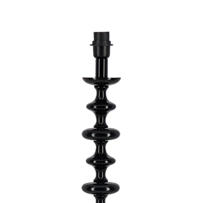 LAMPARA PIE FREIXO BLACK+PANTALLA 90490