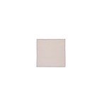 Servilleta beige lisa con borde zigzag, pieza cuadrada
