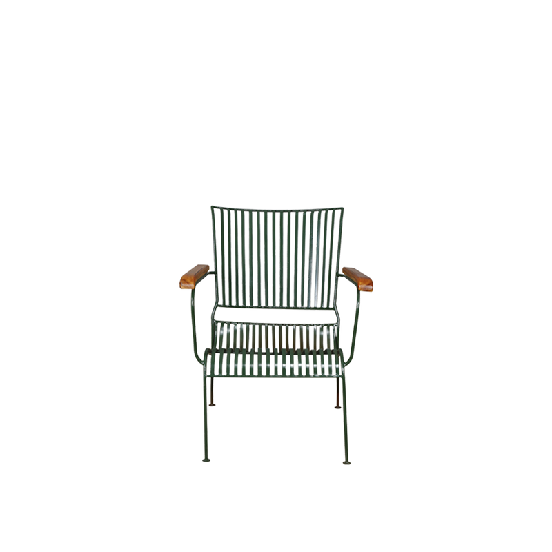 SILLA JARDIN HIERRO VERDE 64X51X80H 45-165