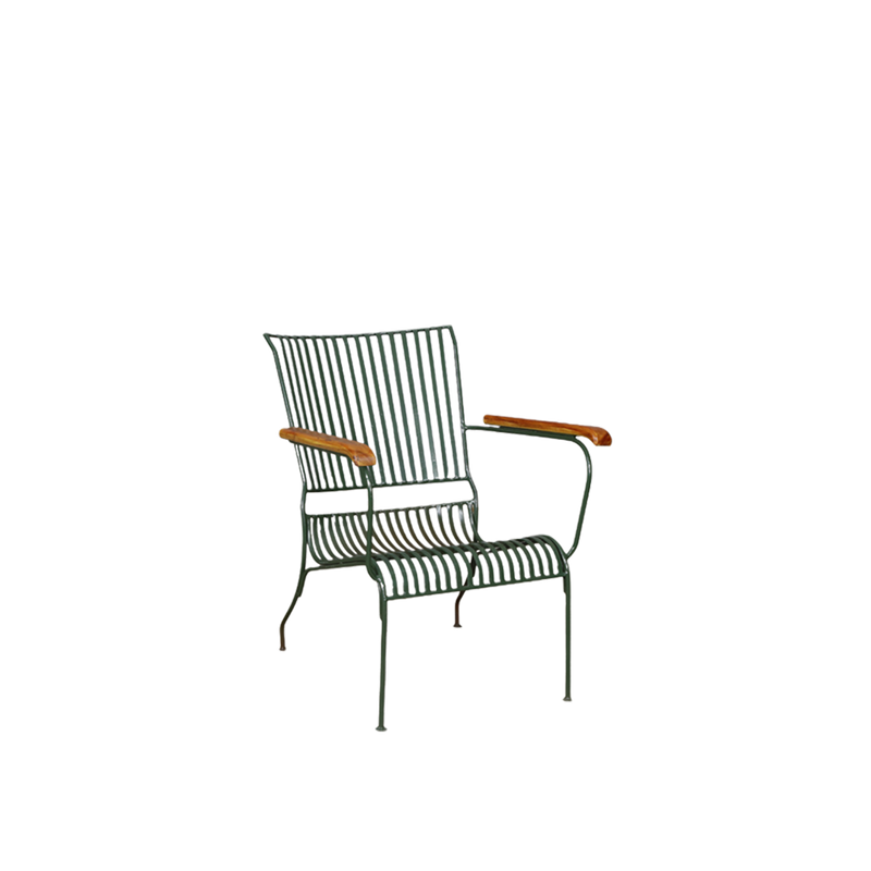 SILLA JARDIN HIERRO VERDE 64X51X80H 45-165