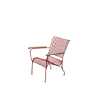 SILLA JARDIN HIERRO ROJA 64X51X80H 45-165