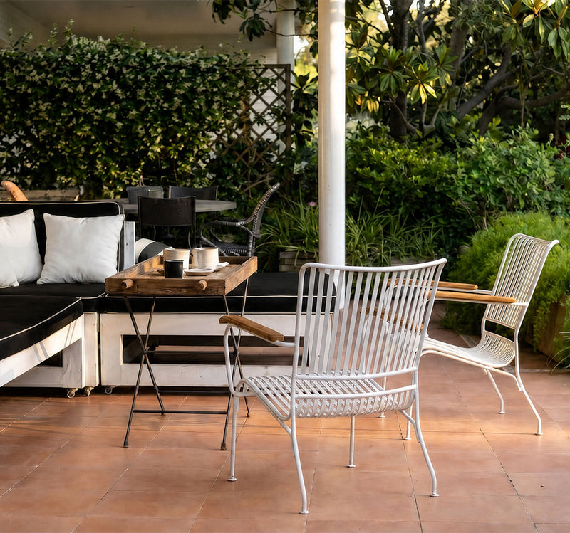 SILLA JARDIN HIERRO BLANCA 64X51X80H 45-165