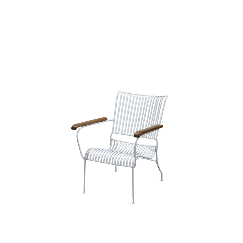 SILLA JARDIN HIERRO BLANCA 64X51X80H 45-165