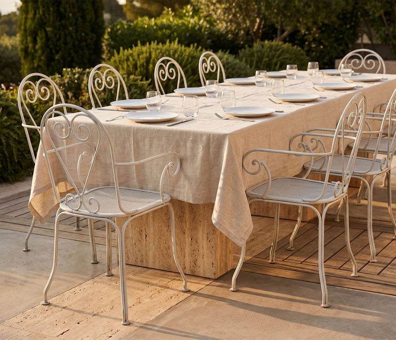 SILLA JARDIN HIERRO BLANCA 48X46X94H 46
