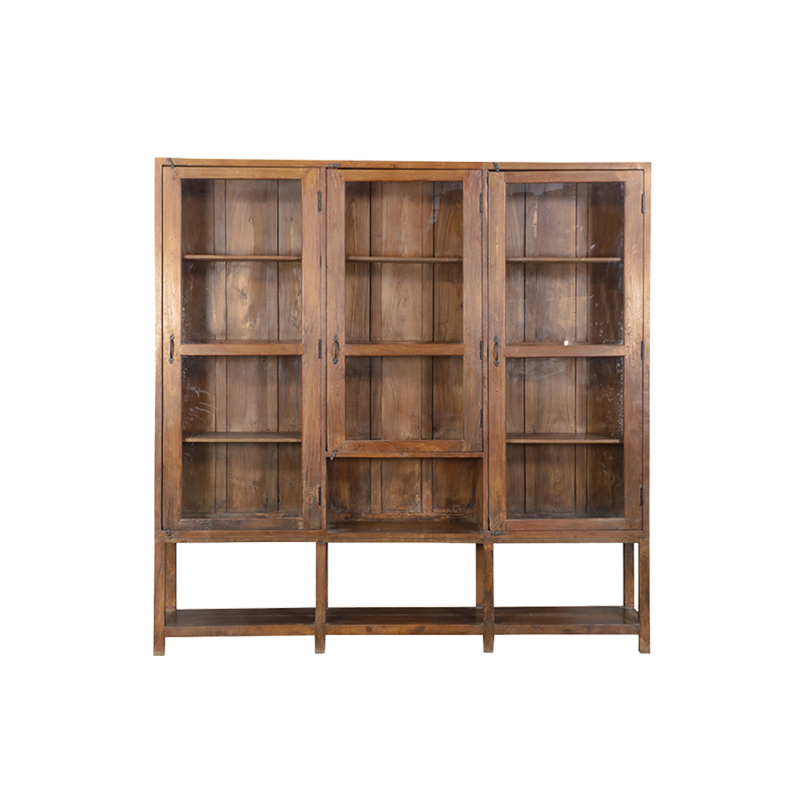 VITRINA MADERA 207X35X205H 54