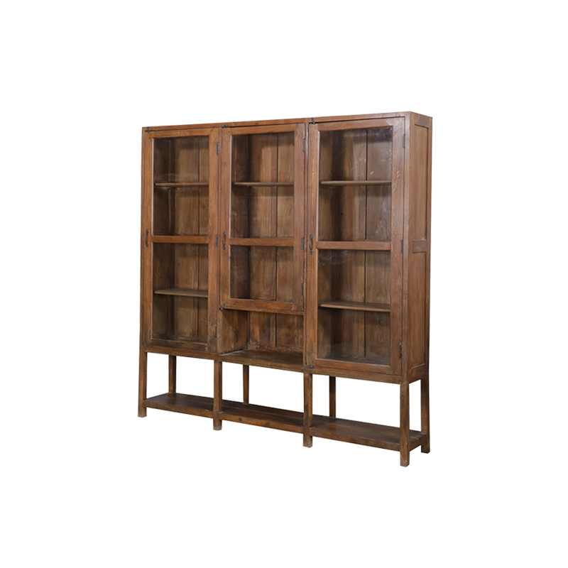VITRINA MADERA 207X35X205H 54