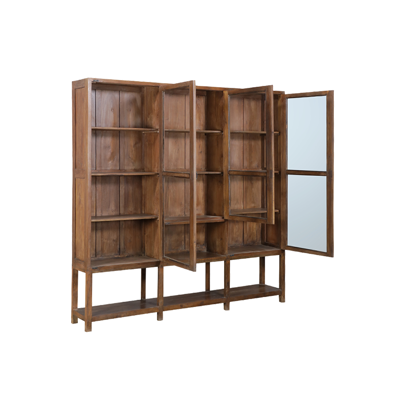 VITRINA MADERA 207X35X205H 54