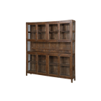VITRINA MADERA 183X30X200H 56