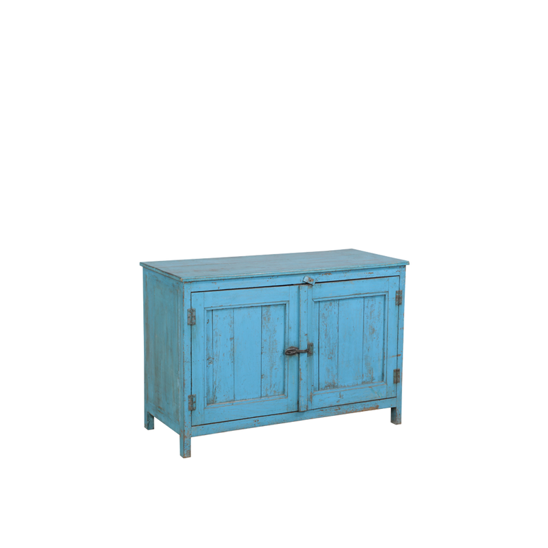 BUFET MADERA TURQUESA 110X49X76H 76