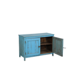 BUFET MADERA TURQUESA 110X49X76H 76
