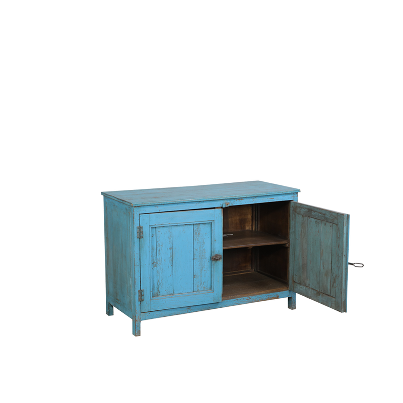BUFET MADERA TURQUESA 110X49X76H 76