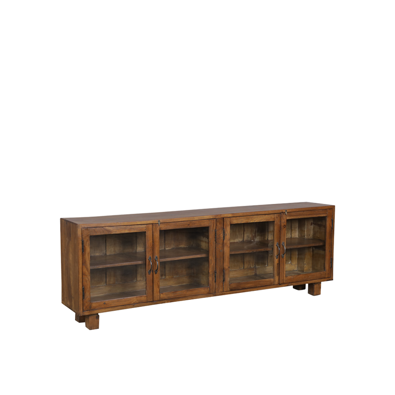 BUFET MADERA/CRISTAL 181X30X62H 97