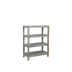 LIBRERIA MADERA BLANCA 90X46X123H 118