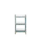 LIBRERIA MADERA AZUL 76X33X130H 119