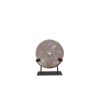 DISCO PIEDRA C/STAND HIERRO 43X20X55H 123