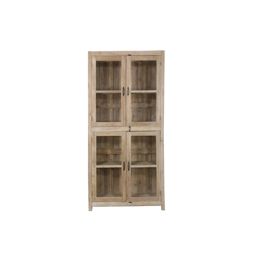 VITRINA MADERA 122X50X260H 132