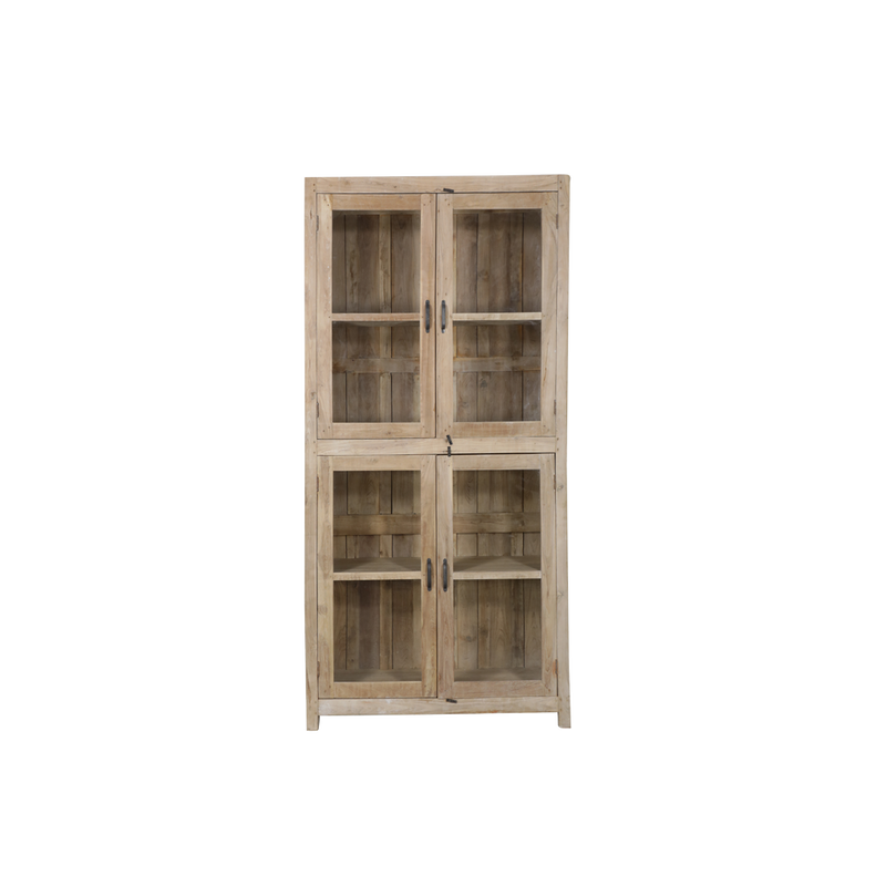 VITRINA MADERA 122X50X260H 132