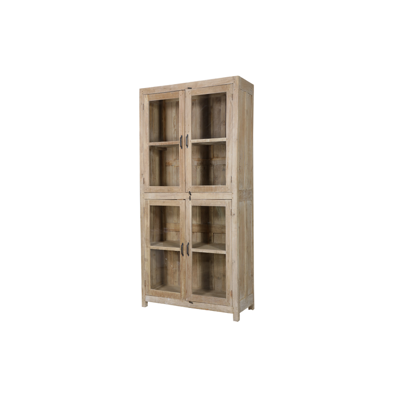 VITRINA MADERA 122X50X260H 132