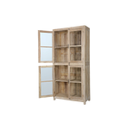 VITRINA MADERA 122X50X260H 132